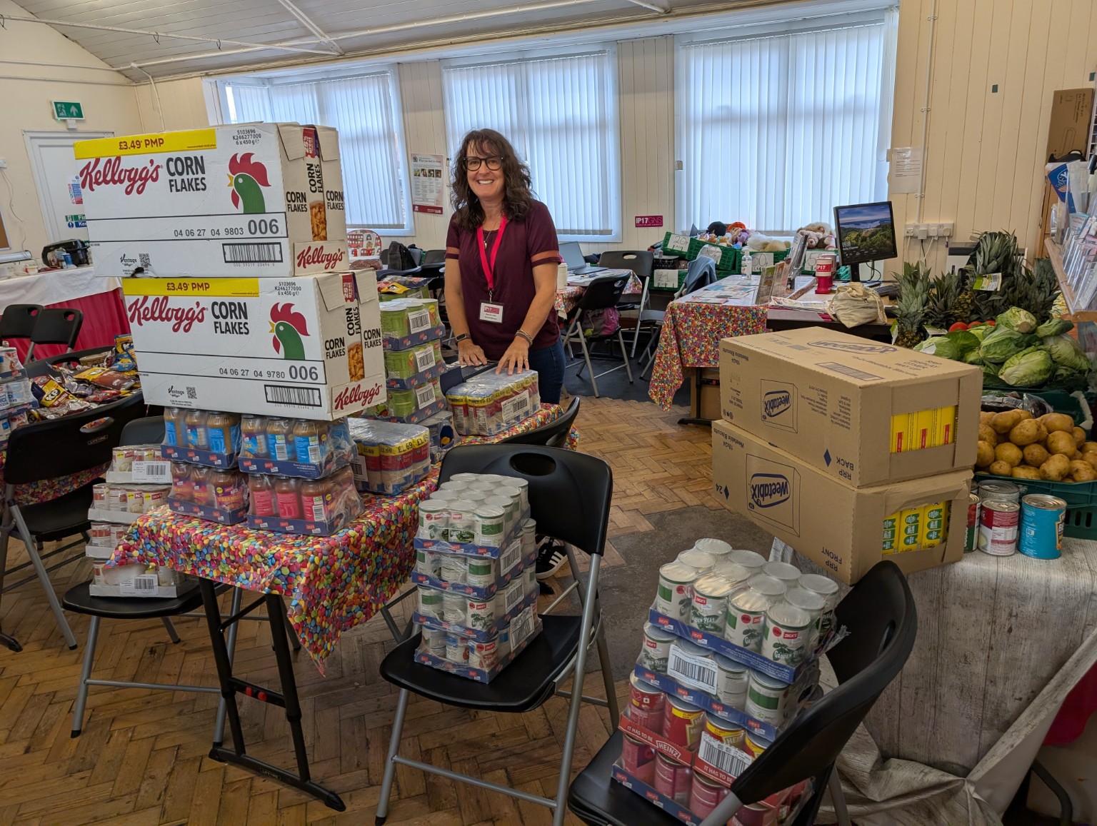 Food supplies sent by Project40Seven to IP17 GNS Social Supermarket